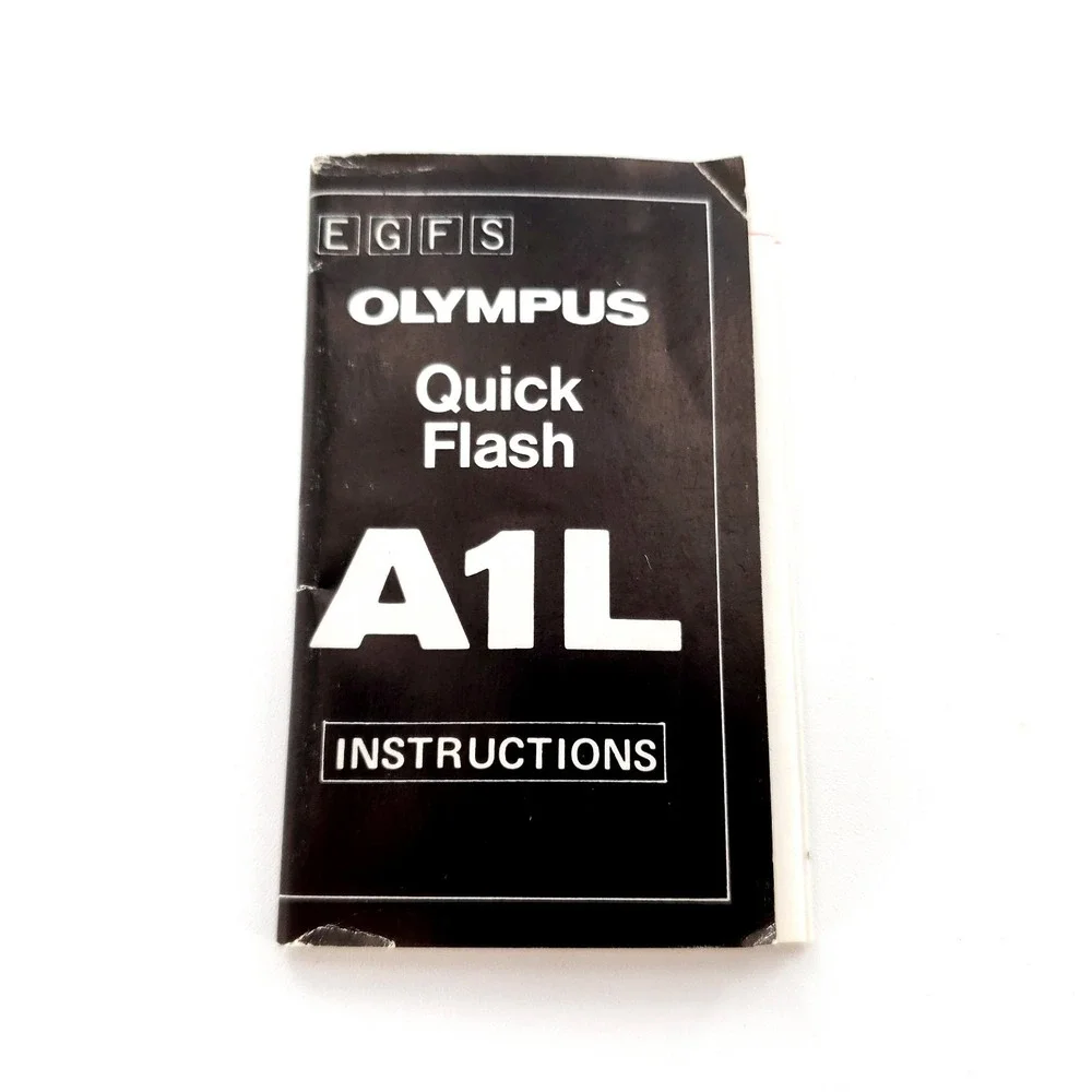 Olympus A1L Electronic Quick Flash For XA Series Cameras Complete w/ Box & Guide